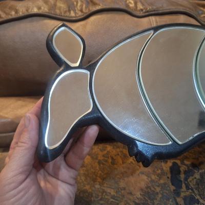 Sale Photo Thumbnail #135: Armadillo shaped mirror wall hanging