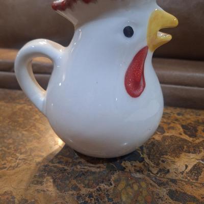 Sale Photo Thumbnail #140: Italian ceramic rooster pitcher