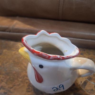 Sale Photo Thumbnail #137: Italian ceramic rooster pitcher