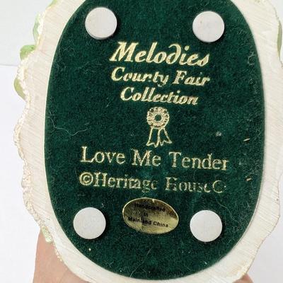 Heritage House Melodies County Fair Collection Carousel Horse “Love Me Tender” Figurine