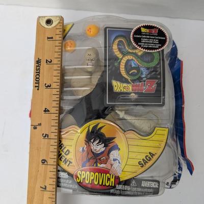 RARE Dragon Ball Z Spopovich World Tournament Saga Action Figure Damaged Package