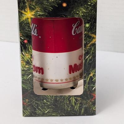 Campbells Soup Collectors Edition Christmas Ornament 2001 Cream Of Mushroom