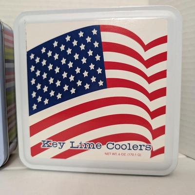 Lot of 3 Byrd Cookie Company Key Lime Coolers & Chocolate Key Lime Coolers Tins
