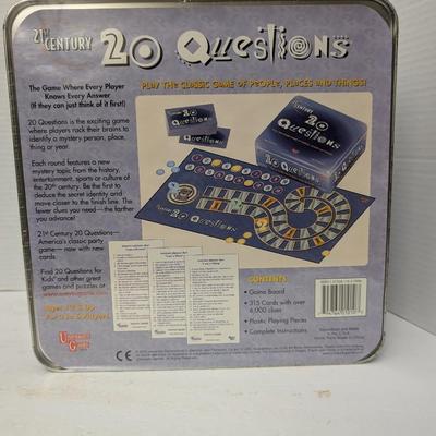 2000 21st Century 20 Questions Trivia Game In Tin By University Games Sealed