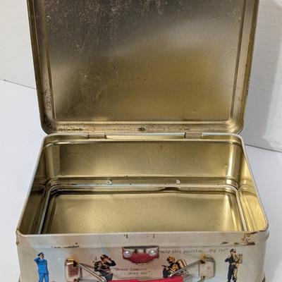 1997 Hasbro G.I. Joe Action Soldier Metal Lunch Box Vintage Army Art