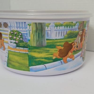 Disney Lady and the Tramp II Scamp’s Adventure Kellogg’s 2000 Cereal Bowl with Lid