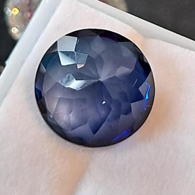 Lab Grown Blue Sapphire 10.10 cts