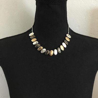 Very nice silver gold toned, nine West necklace