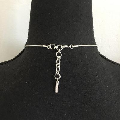 Very nice silver gold toned, nine West necklace