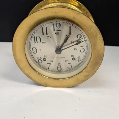 Vintage Seth Thomas Ship Boat Clock 1004 Corsair-W
