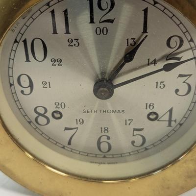 Vintage Seth Thomas Ship Boat Clock 1004 Corsair-W