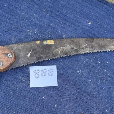 Vintage Curved Carpentry Saw