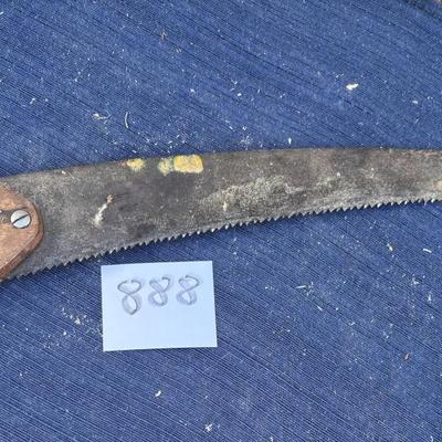 Vintage Curved Carpentry Saw