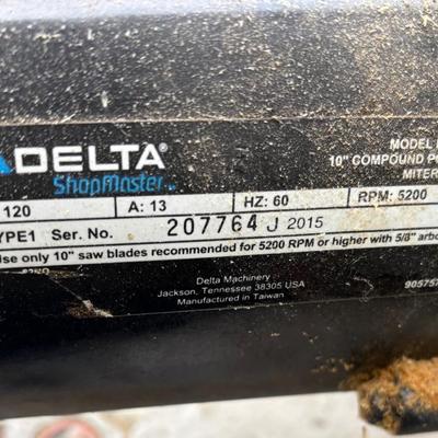 Delta Shopmaster 10” Compound Miter Saw