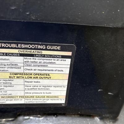 Central Pneumatic Air Compressor