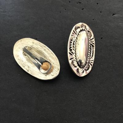 Silvertone fashion, statement earrings