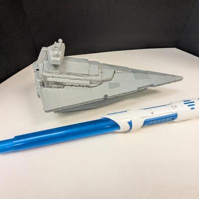 Star Wars Command Star Destroyer & Light Saber