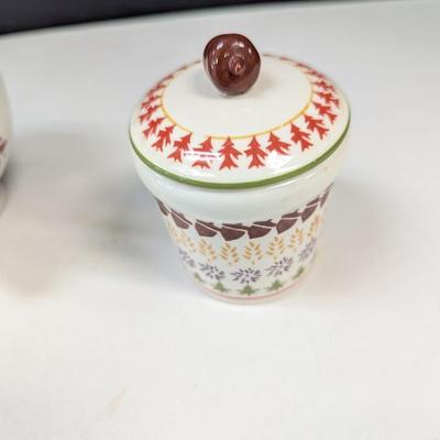 Pfaltzgraff Nordic Christmas Tea For One - Yankee Candle Jar