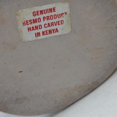 Genuine Besmo Product Hand Carved In Kenya Candle Holders