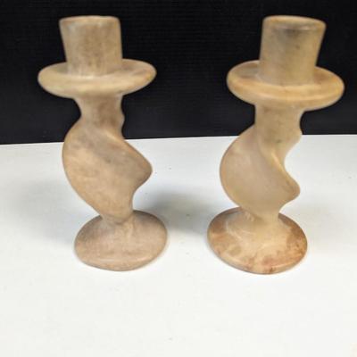 Genuine Besmo Product Hand Carved In Kenya Candle Holders