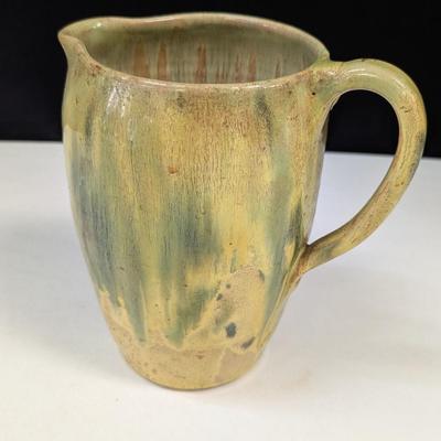 Hand Made Stoneware Pitcher