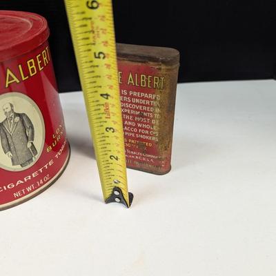 Prince Albert Plastic & Tin Containers