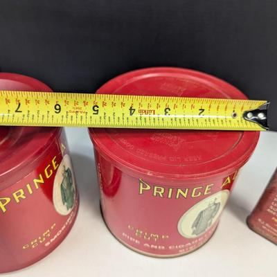 Prince Albert Plastic & Tin Containers