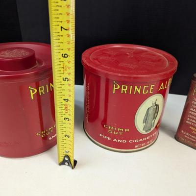 Prince Albert Plastic & Tin Containers