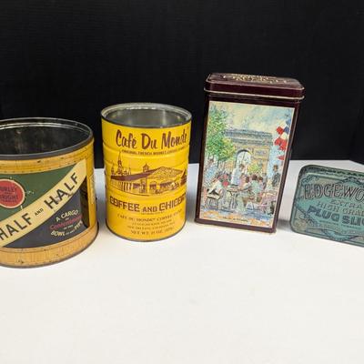 Vintage Tin Containers