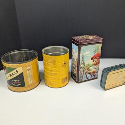 Vintage Tin Containers