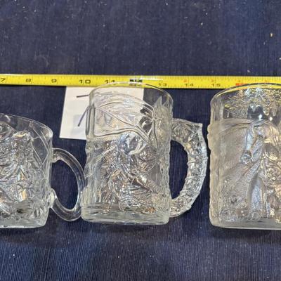 Vintage McDonalds 1995 Batman Glass Lot