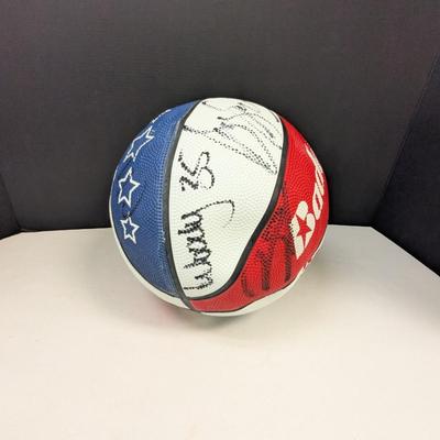 Baden Harlem Globetrotters Basketball With A Couple Of Signatures