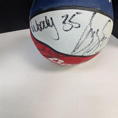 Baden Harlem Globetrotters Basketball With A Couple Of Signatures