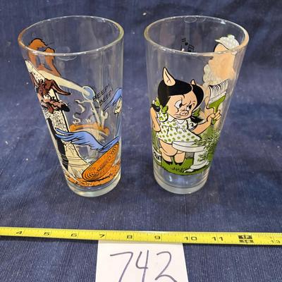 1976 Pepsi Looney Toon Glass Lot