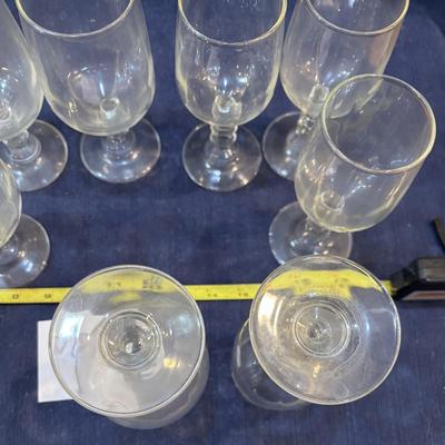Stemmed Wine Glass Lot