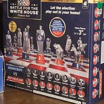 Sale Photo Thumbnail #49: Fun and collectible trio celebrating American trivia, politics, and pride! Includes vintage and modern boxed sets — all with strong patriotic themes.
Includes:
1️⃣ Trivial Pursuit: All American Edition – General Knowledge Questions, Parker Brother