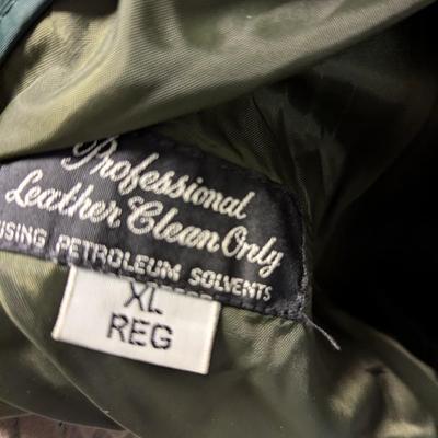 Professional Leather L.L. Bean Jacket With Liner Size XL