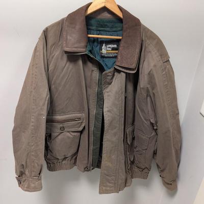 Professional Leather L.L. Bean Jacket With Liner Size XL