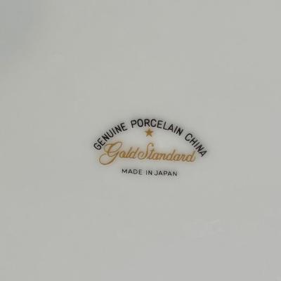 Gold Standard Porcelain China Set