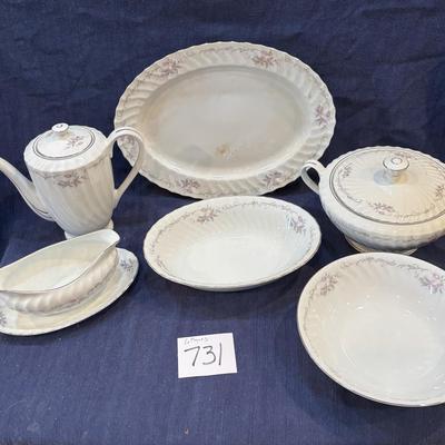 Gold Standard porcelain China Serving Set