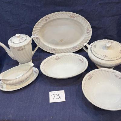 Gold Standard porcelain China Serving Set
