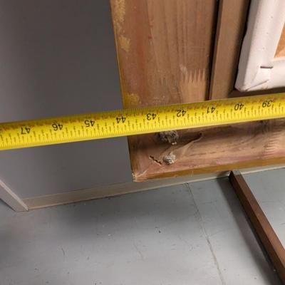 Framed Hand-painted Painting By Pollock 2000 Babcock Mill West VA Approx 44" x 32"