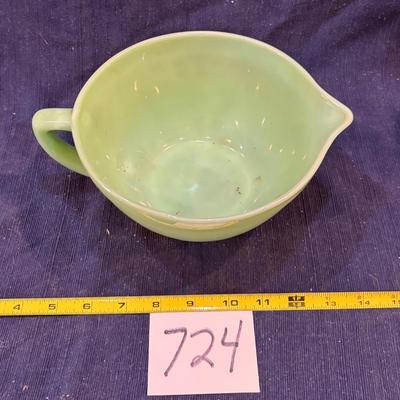 Vintage Jadite Fire King Mixing Bowl