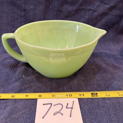 Vintage Jadite Fire King Mixing Bowl