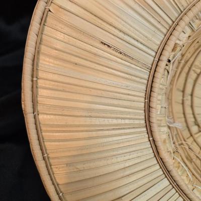 Vintage Straw 1950's Pith Helmet Safari Hat And a Vintage Safari Hat Brown Explorer By Sun Fari