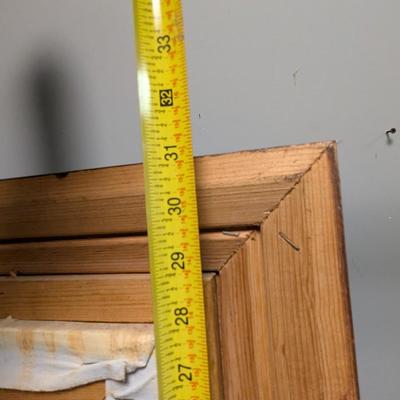 Original Oil Painting Signed Framed By Schiller Approx 27 1/2" x 31"