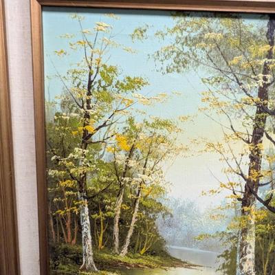 Landscape Oil Painting By Phillip Cantrell Approx 22 1/2" x 26 1/4"
