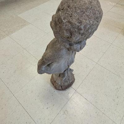 Garden Girl Concrete Statue