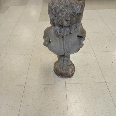 Garden Girl Concrete Statue