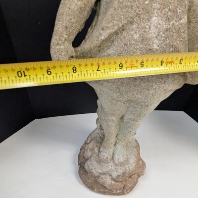 Garden Girl Concrete Statue